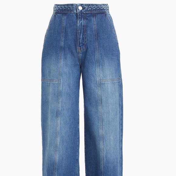 Frame Braided High Waisted Jeans 28 - Picture 4 of 6